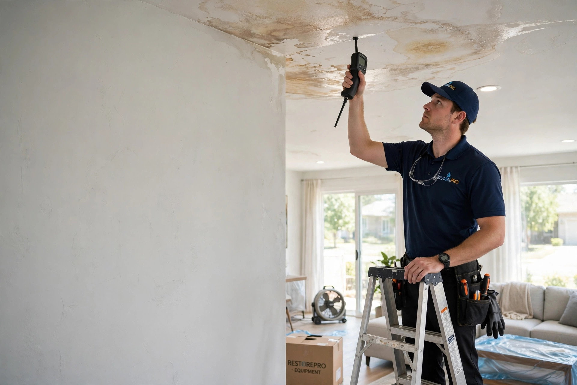 Ceiling Water Damage Repair — Spring, TX