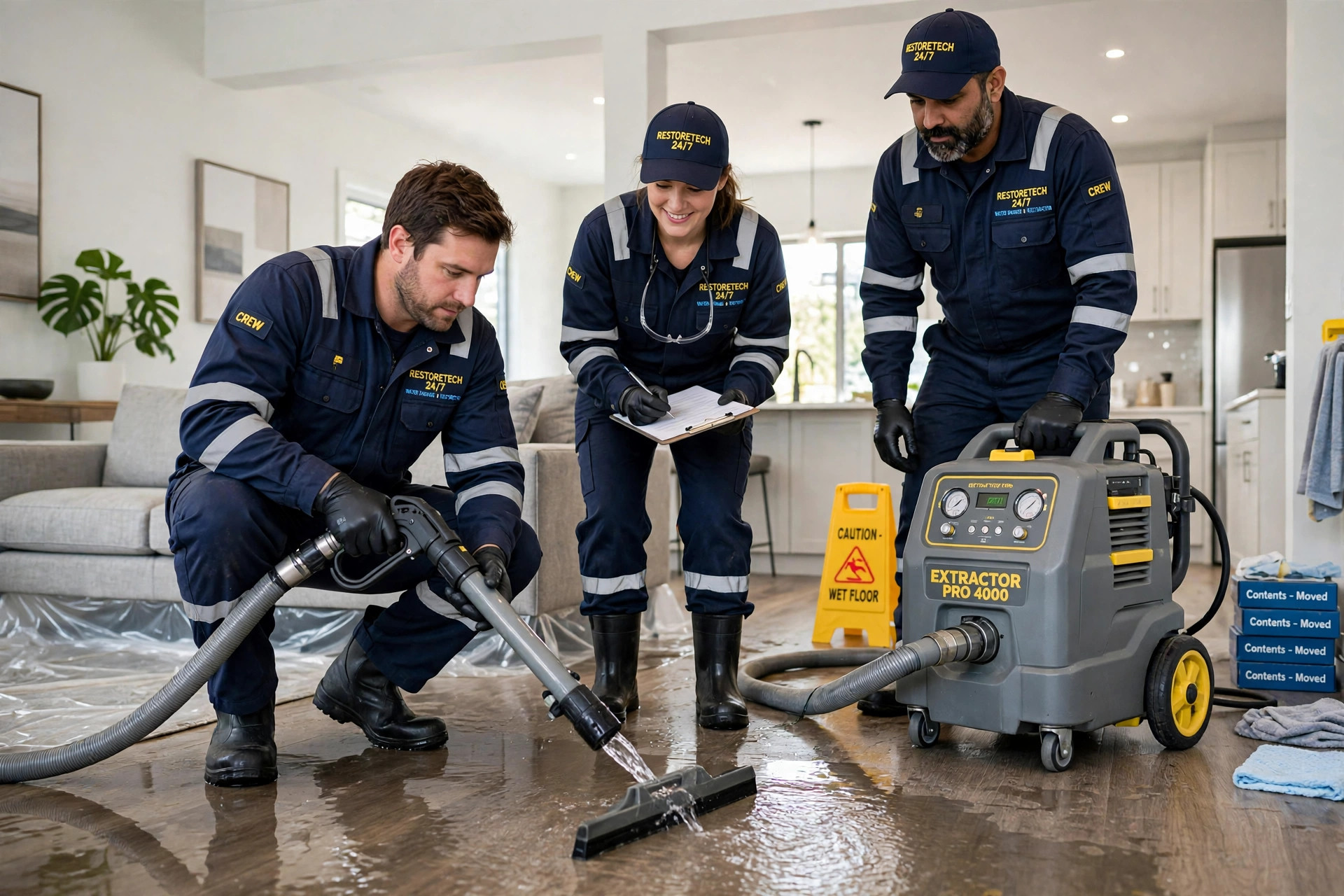 Sewage Backup Cleanup — Spring, TX